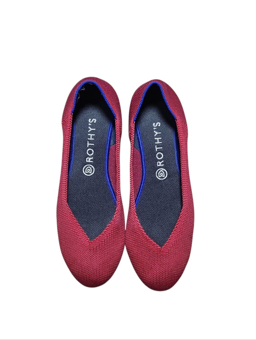Rothy's The Round Toe Flats Ballet Shoe Scooter Red Women's Size 10.5 Slip On